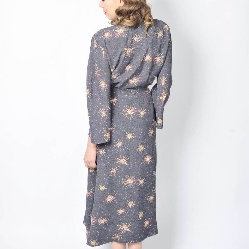 Vintage Starburst Prince Robes Dressing Gown - Picture 2 of 4
